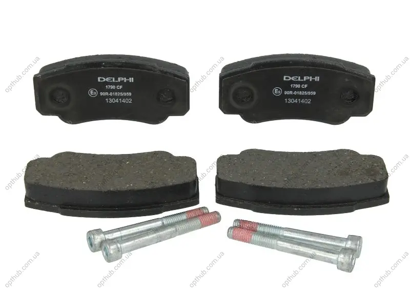 Комплект гальмівних колодок задн, CITROEN JUMPER I, JUMPER II FIAT DUCATO PEUGEOT BOXER 1.9D-2.8D 02.94- Delphi LP1790 (фото 1)