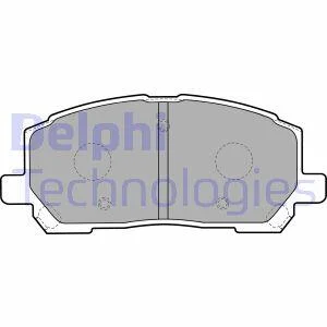 Комплект гальмівних колодок з 4 шт. дисків Delphi LP1908 (фото 1)