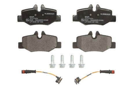 Комплект гальмівних колодок Delphi LP1939