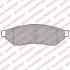 Комплект гальмівних колодок задн, CHEVROLET EPICA, EVANDA DAEWOO EVANDA 2.0/2.0D/2.5 08.02- Delphi LP1946 (фото 1)