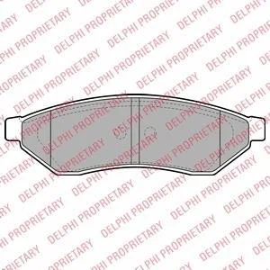 Комплект гальмівних колодок задн, CHEVROLET EPICA, EVANDA DAEWOO EVANDA 2.0/2.0D/2.5 08.02- Delphi LP1946