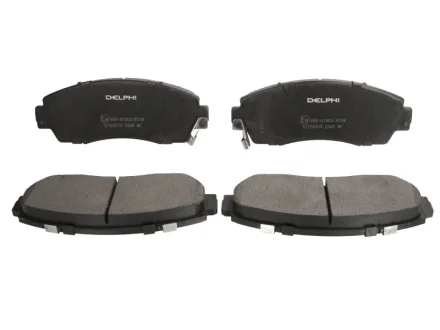 Комплект гальмівних колодок передн, HONDA CROSSTOUR I, CR-V II, CR-V III, CR-V IV, CR-V V, ODYSSEY SUBARU LEGACY VI 1.5-3.6 09.01- Delphi LP2046