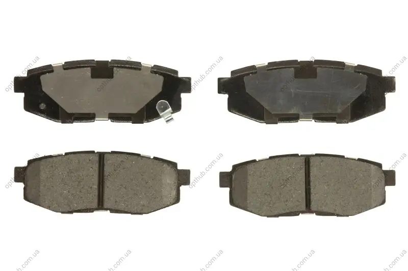 Комплект гальмівних колодок задн, SUBARU BRZ, FORESTER, IMPREZA, LEGACY V, OUTBACK, TRIBECA TOYOTA GT 86 2.0-3.6 11.01- Delphi LP2076 (фото 1)