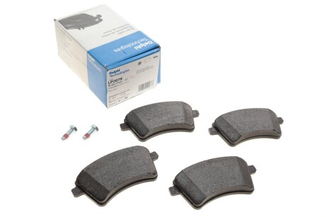 Колодки гальмівні (передні) Renault Kangoo 08- (TRW) (opt-om) Delphi LP2078