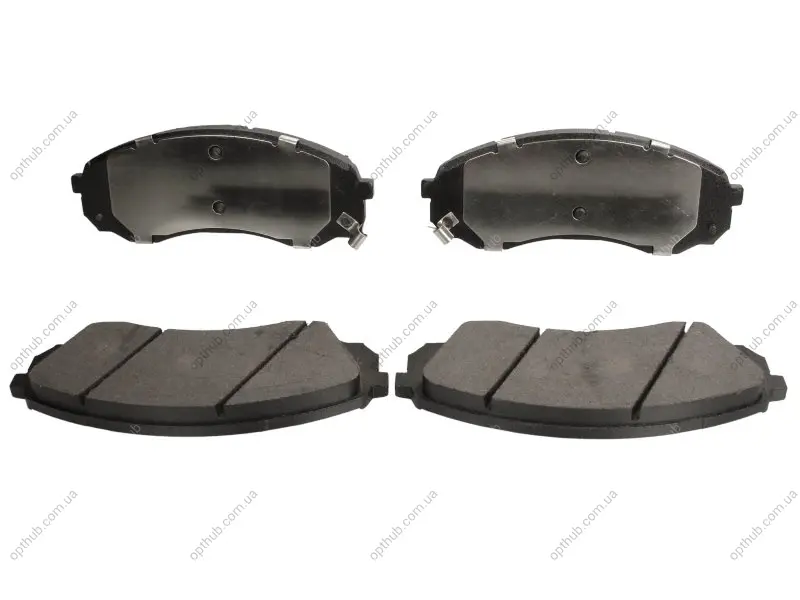 Комплект гальмівних колодок передн, HYUNDAI H-1, H-1 CARGO, H-1 TRAVEL KIA CARNIVAL III TOYOTA PROACE, PROACE VERSO 2.0D-2.9D 07.01- Delphi LP2094 (фото 1)