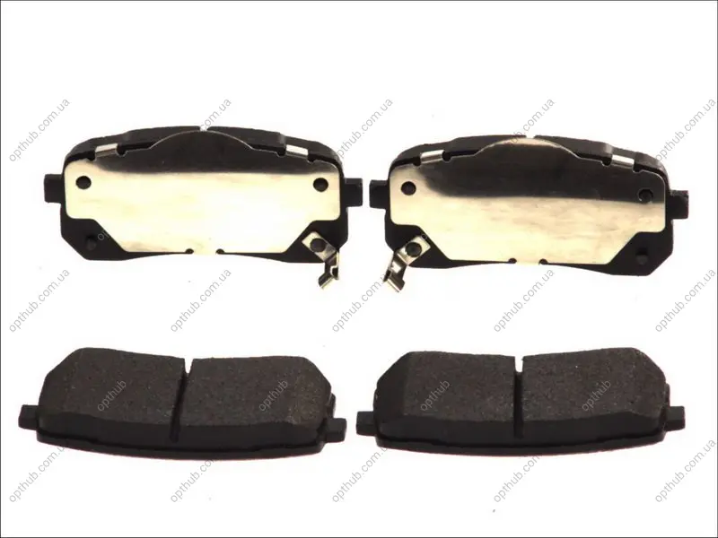 Комплект гальмівних колодок задн, HYUNDAI H-1 CARGO, H-1 TRAVEL, IX55 KIA CARNIVAL II, CARNIVAL III, SORENTO III MAZDA CX-30 2.0D-3.8 10.01- Delphi LP2095 (фото 1)
