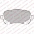 Комплект гальмівних колодок задн (без комплектуючих), CHRYSLER GRAND VOYAGER V, TOWN & COUNTRY, VOYAGER V DODGE GRAND, JOURNEY FIAT FREEMONT 2.0D-4.0 06.07- Delphi LP2174 (фото 1)