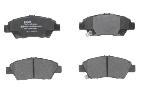 Комплект гальмівних колодок з 4 шт. дисків Delphi LP2194