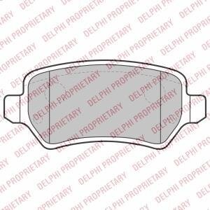 Комплект тормозных колодок из 4 шт. дисков Delphi LP2209