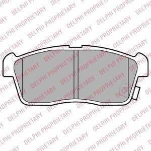 Комплект гальмівних колодок з 4 шт. дисків Delphi LP2219