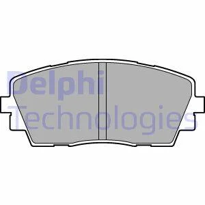 Комплект гальмівних колодок з 4 шт. дисків Delphi LP2296 (фото 1)