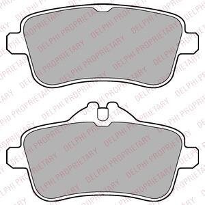 Комплект гальмівних колодок з 4 шт. дисків Delphi LP2443