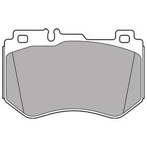 Комплект гальмівних колодок передн, MERCEDES C (A205), C (C205), C T-MODEL (S205), C (W205) 1.5-2.2DH 12.13-04.23 Delphi LP3137
