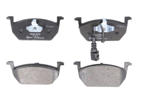 Комплект гальмівних колодок з 4 шт. дисків Delphi LP3146