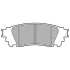 Комплект гальмівних колодок задн, LEXUS ES, NX, UX TOYOTA CAMRY 2.0-3.5 07.14- Delphi LP3171 (фото 1)