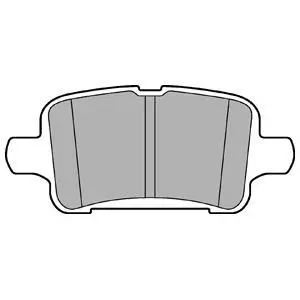Комплект гальмівних колодок задн, CHEVROLET VOLT OPEL AMPERA-E, ASTRA K, INSIGNIA B, INSIGNIA B COUNTRY, INSIGNIA B GRAND SPORT 1.0-Electric 06.15- Delphi LP3218 (фото 1)