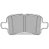 Комплект гальмівних колодок задн, CHEVROLET VOLT OPEL AMPERA-E, ASTRA K, INSIGNIA B, INSIGNIA B COUNTRY, INSIGNIA B GRAND SPORT 1.0-Electric 06.15- Delphi LP3218 (фото 1)