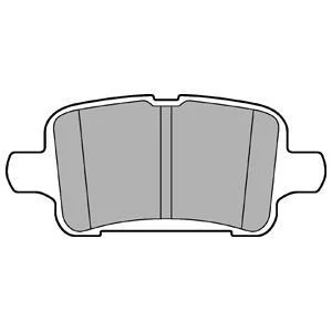 Комплект гальмівних колодок задн, CHEVROLET VOLT OPEL AMPERA-E, ASTRA K, INSIGNIA B, INSIGNIA B COUNTRY, INSIGNIA B GRAND SPORT 1.0-Electric 06.15- Delphi LP3218