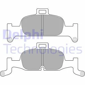 Комплект тормозных колодок из 4 шт. дисков Delphi LP3239