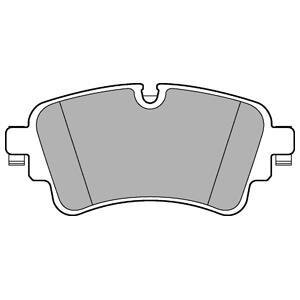 Комплект гальмівних колодок з 4 шт. дисків Delphi LP3240