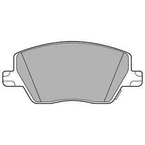 Комплект гальмівних колодок передн, FIAT TIPO 1.0-1.6D 10.15- Delphi LP3289
