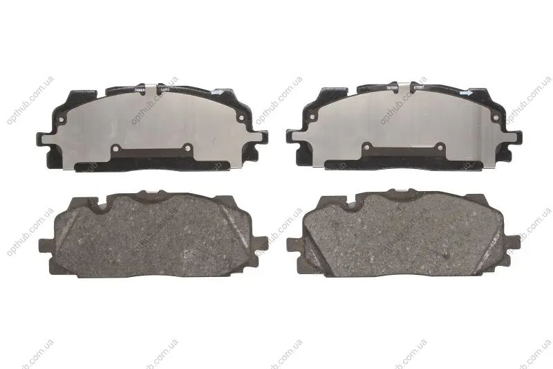 Комплект гальмівних колодок передн, AUDI A3, A4 ALLROAD B9, A4 B9, A5, A6 ALLROAD C8, A6 C8, A7, A8 D5, E-TRON, Q3, Q5, Q7, Q8, Q8 E-TRON BENTLEY BENTAYGA CUPRA FORMENTOR 1.4-Electric 01.15- Delphi LP3302 (фото 1)