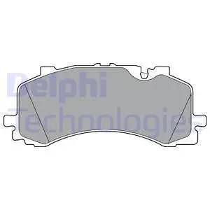 Комплект гальмівних колодок передн, AUDI A6 ALLROAD C8, A6 C8, A7, A8 D5, Q7, Q8 VW TOUAREG 2.0-4.0H 01.15- Delphi LP3307 (фото 1)