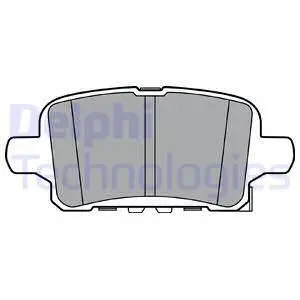 Комплект гальмівних колодок задн, OPEL ASTRA K, INSIGNIA B, INSIGNIA B COUNTRY, INSIGNIA B GRAND SPORT 1.0-2.0D 06.15- Delphi LP3372 (фото 1)