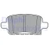 Комплект гальмівних колодок задн, OPEL ASTRA K, INSIGNIA B, INSIGNIA B COUNTRY, INSIGNIA B GRAND SPORT 1.0-2.0D 06.15- Delphi LP3372 (фото 1)