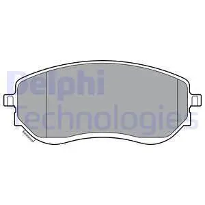 Комплект гальмівних колодок передн, MERCEDES X (470) NISSAN NAVARA NP300 2.3D/2.5D/3.0D 07.14- Delphi LP3401 (фото 1)