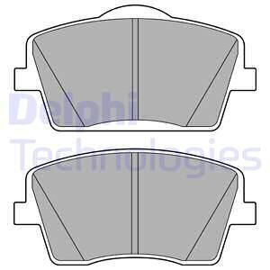 Комплект гальмівних колодок з 4 шт. дисків Delphi LP3435