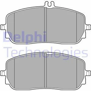 Комплект тормозных колодок из 4 шт. дисков Delphi LP3437 (фото 1)