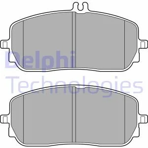 Комплект тормозных колодок из 4 шт. дисков Delphi LP3437