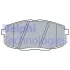 Комплект гальмівних колодок передн, HYUNDAI CRETA, KONA KIA CERATO IV, SELTOS 1.0-2.0 01.16- Delphi LP3513 (фото 1)