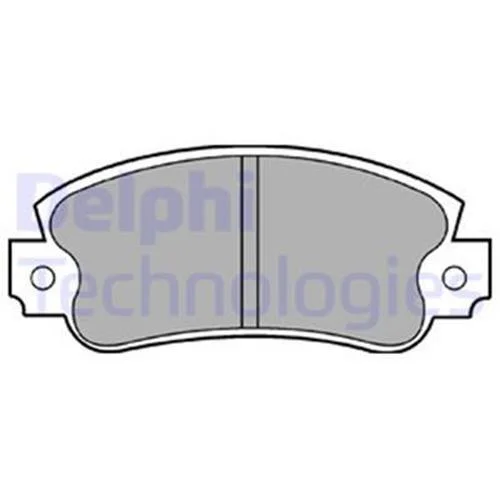 Комплект гальмівних колодок з 4 шт. дисків Delphi LP353 (фото 1)