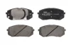 Комплект гальмівних колодок передн, HYUNDAI I40 I, I40 I CW, IX35, KONA, SONATA VII, TUCSON KIA CARENS III, NIRO I, OPTIMA, PROCEED, SOUL II, SPORTAGE II, SPORTAGE III 1.6-Electric 09.04- Delphi LP3535 (фото 1)
