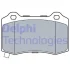 Комплект гальмівних колодок задн, CHEVROLET CAMARO CHRYSLER 300C DODGE CHALLENGER, CHARGER JEEP GRAND CHEROKEE, GRAND CHEROKEE III, GRAND CHEROKEE IV TESLA MODEL X 3.0-Electric 06.05- Delphi LP3547 (фото 1)