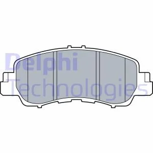 Комплект гальмівних колодок з 4 шт. дисків Delphi LP3571