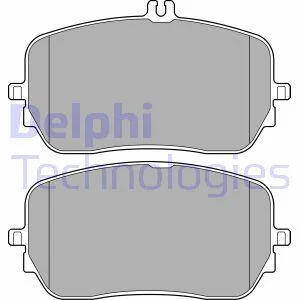 Комплект гальмівних колодок з 4 шт. дисків Delphi LP3603 (фото 1)
