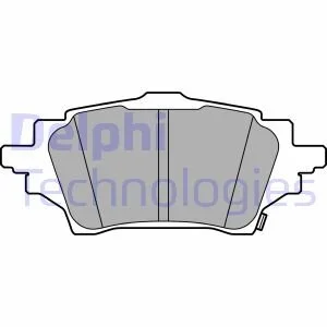 Комплект гальмівних колодок з 4 шт. дисків Delphi LP3608