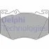 Комплект гальмівних колодок з 4 шт. дисків Delphi LP3620 (фото 1)