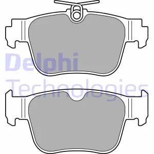 Комплект гальмівних колодок задн, AUDI A3, A3 ALLSTREET, Q3 CUPRA FORMENTOR, LEON, LEON SPORTSTOURER, TERRAMAR FORD TOURNEO CONNECT V761, TOURNEO CONNECT V761 NADWOZIE WIELKO 1.0-2.5 07.19- Delphi LP3669