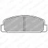 Комплект тормозных колодок из 4 шт. дисков Delphi LP401 (фото 1)