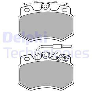 Комплект гальмівних колодок. Delphi LP536