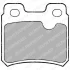 Комплект гальмівних колодок задн, OPEL ASCONA C, ASTRA F, CALIBRA A, KADETT E, OMEGA A, SENATOR B, VECTRA A, VECTRA B SAAB 900 II 1.4-3.0 09.84-07.03 Delphi LP586 (фото 1)