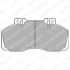 Комплект гальмівних колодок задн/передн, MERCEDES T2/L, T2/LN1, VARIO, VARIO (B667, B670, B668), VARIO (B670), VARIO (B670, B668, B667) 2.3-5.7D 04.77- Delphi LP662 (фото 1)