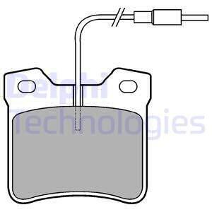 Комплект гальмівних колодок Delphi LP667