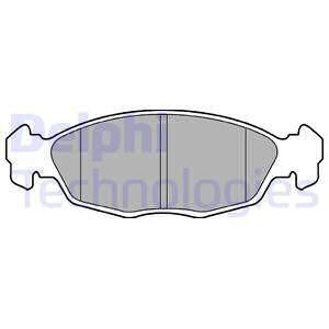 Комплект гальмівних колодок з 4 шт. дисків Delphi LP702