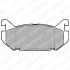 Комплект гальмівних колодок задн, FORD USA PROBE I, PROBE II MAZDA 626 III, 626 IV, MX-6, XEDOS 6 1.6-3.0 11.87-10.99 Delphi LP802 (фото 1)