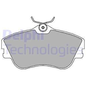 Комплект гальмівних колодок Delphi LP918